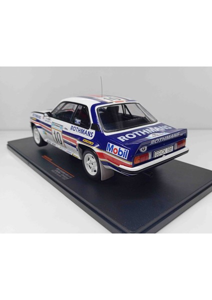 Ixo 1:18 1982 Opel Ascona Rally 400#10 J. Mcrae. I. Grindrod (Kapalı Gövde Metal Model)
