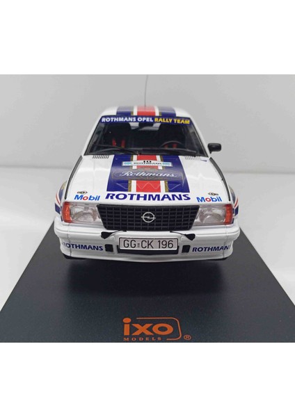 Ixo 1:18 1982 Opel Ascona Rally 400#10 J. Mcrae. I. Grindrod (Kapalı Gövde Metal Model)