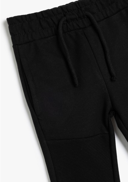 Jogger Eşofman Altı Beli Bağlamalı Pamuklu modelleri