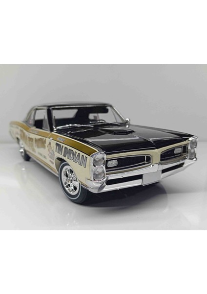 HIGHWAY61 1:18 1966 Pontiac Gto Tin Indian ( Diecast Metal Model Özel Seri Çok Detaylı Model