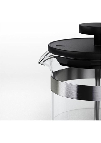 Tekno Trust French Press 1 Lt Siyah Cam Çap: 10 Cm; Yükseklik: 22 cm