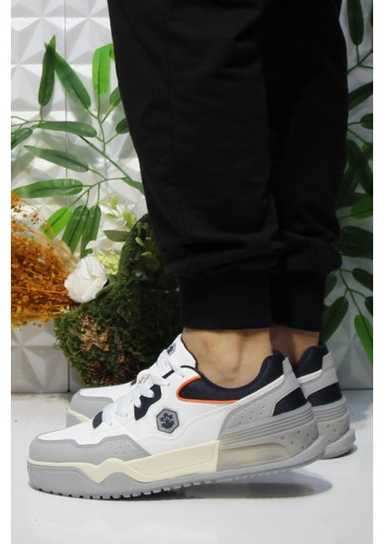 Murrıel Beyaz Lacivert Rahat Sneaker Erkek Ayakkabı
