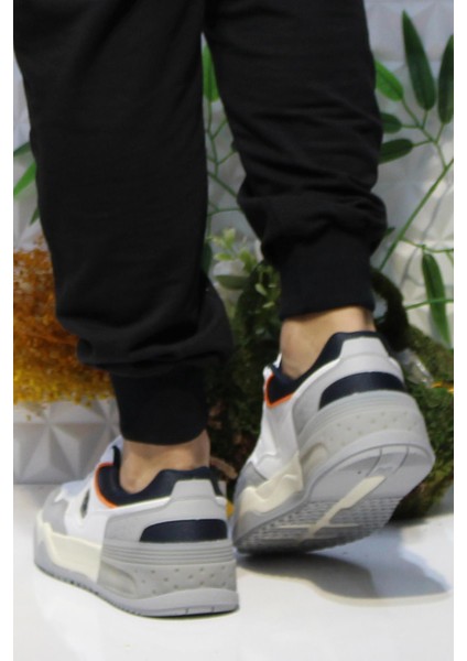 Murrıel Beyaz Lacivert Rahat Sneaker Erkek Ayakkabı