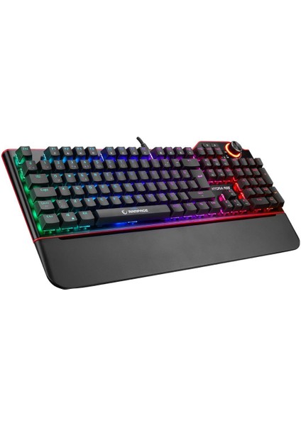 Hydra R6 Siyah Red Switch RM-K19 Siyah Kulaklık  Makrolu Rgb Mouse + Mousepad 4lü Oyuncu Seti