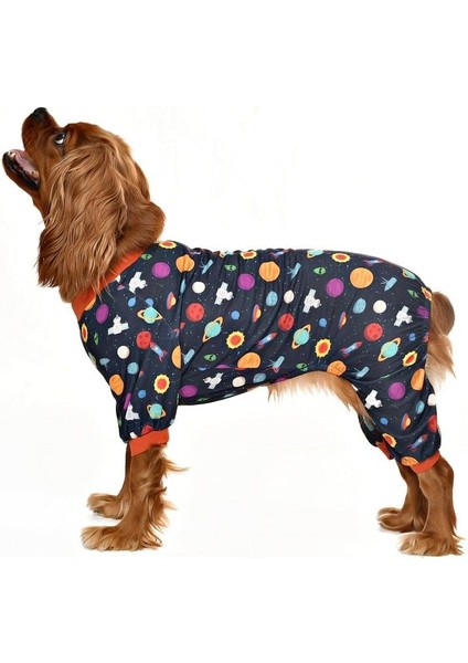 Küçük ve Orta Irk Köpek Pijama Tulum - Vanya - Köpek Kıyafeti