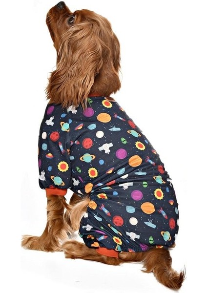 Küçük ve Orta Irk Köpek Pijama Tulum - Vanya - Köpek Kıyafeti modelleri