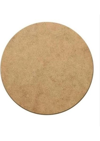 12 Adet 35 cm Çap Ham Mdf 3 mm + 12AD.8CM Bardak Altı Ahşap Supla Mdf