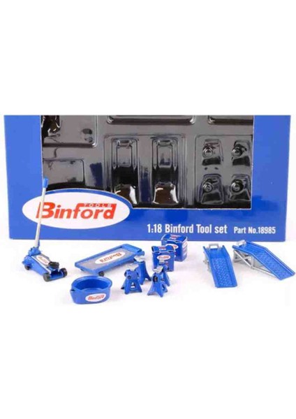 1:18 Bin Ford Tool Garaj Ekipman Seti Metal