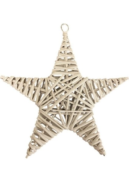 Dekoratif Yıldız Beyaz 15 cm