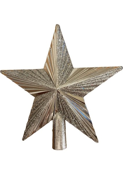 Yılbaşı Çam Ağacı Tepeliği 20 Cm(Gümüş)