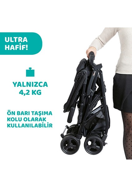 Ohlalà 3 Bebek Arabası Jet Black