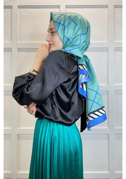 Quare Çizgi Desen Ipeksi Şal 01117 modelleri