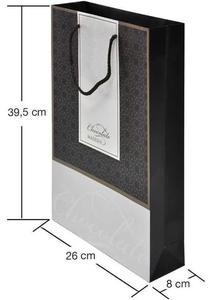 Çikolata Kutusu Çantası Desenli 26X39,5X,8 cm fiyatları