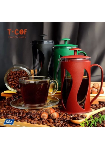 Tekno Trust French Press Kahve Presi Çay Presi Bitki Çayı Presi Kahve Demliği Çay Demliği 500 ml