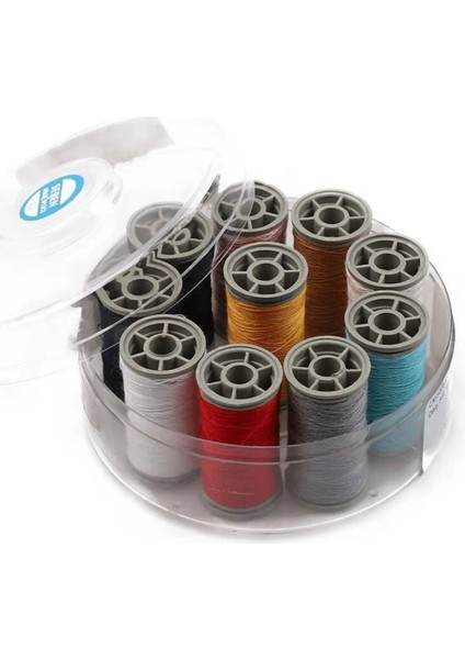 Zümrüt NO:120 , Polyester Dikiş Ipliği Kaliteli 10 Adet Farklı Makara Ip ROYALEKS-13073