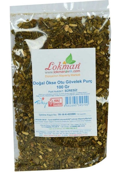 Doğal Ökse Otu Gövelek Purç 100 gr