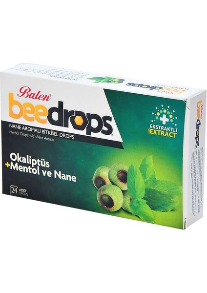 Nane Aromalı Bitkisel Drops 24 Adet