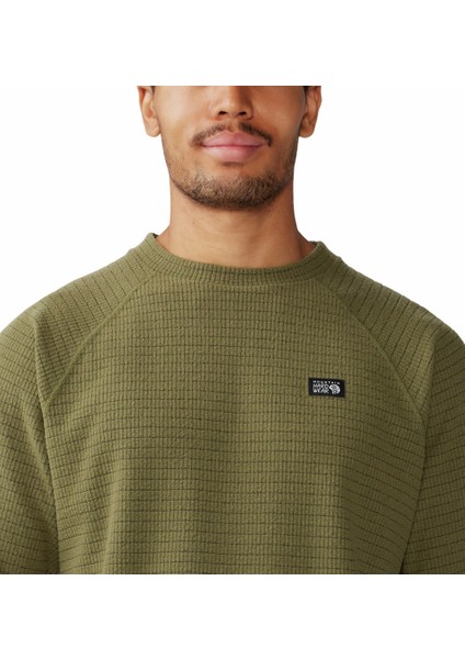 Summit Grid Long Sleeve Crew Erkek Sweatshirt fırsatları