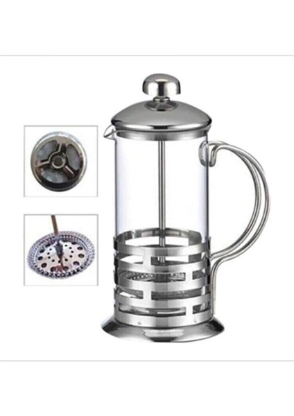 Tekno Trust Metal Saplı French Press 600 ml FRENCH-600 fiyatları