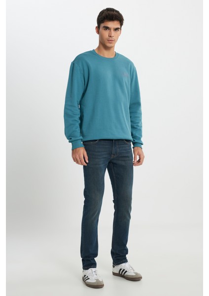 Lee Luke Slim Tapered Esnek Jean Kot Pantolon
