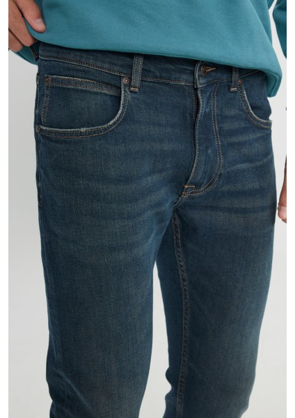 Lee Luke Slim Tapered Esnek Jean Kot Pantolon