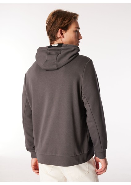 Kapüşon Yaka Baskılı Antrasit Erkek Sweatshırt C4WM-SWT4244 indirimleri