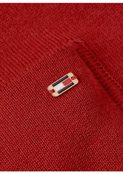 Yuvarlak Yaka Standart Çizgili Kırmızı Kazak Kadın Co Jersey Stch Reversıble Cardı modelleri