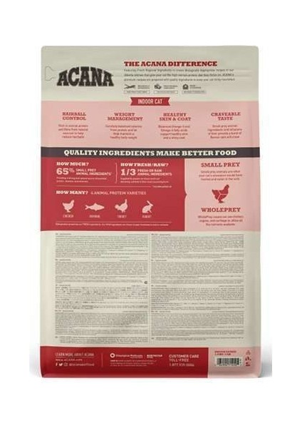 Acana Indoor Entree Sterilised Yetişkin Kedi Maması 4,5 kg - Lisinya fiyatları