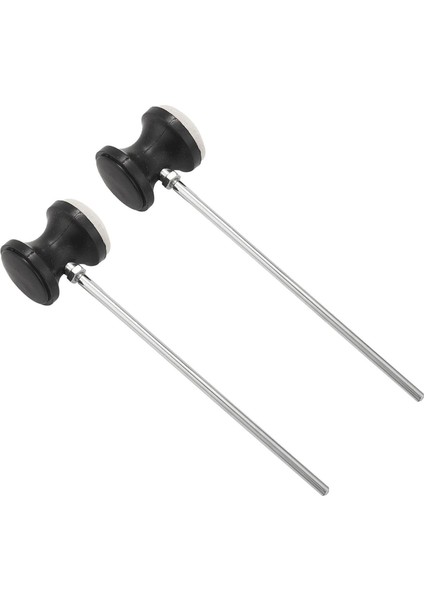 2x Davul Pedal Ğı Perküsyon Enstrüman Aksesuarları Metal Şaft Başlığı (Yurt Dışından)