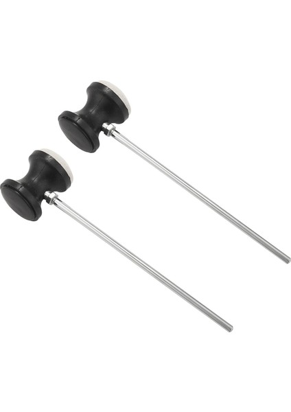 2x Davul Pedal Ğı Perküsyon Enstrüman Aksesuarları Metal Şaft Başlığı (Yurt Dışından)