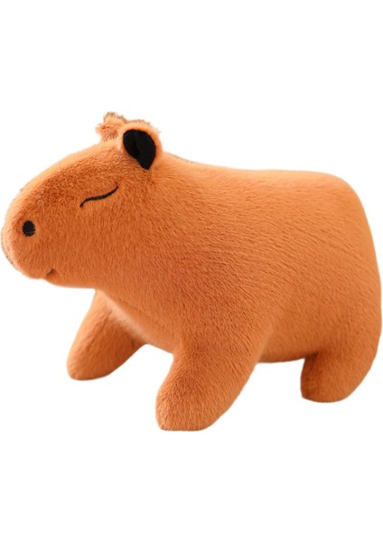 Capybara Yıl Hediyesi Şılma Oyuncağı Kış Çocuklar Erkekler Için 20CM Açık (Yurt Dışından)