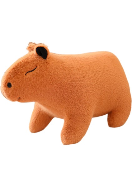 Capybara Yıl Hediyesi Şılma Oyuncağı Kış Çocuklar Erkekler Için 20CM Açık (Yurt Dışından)