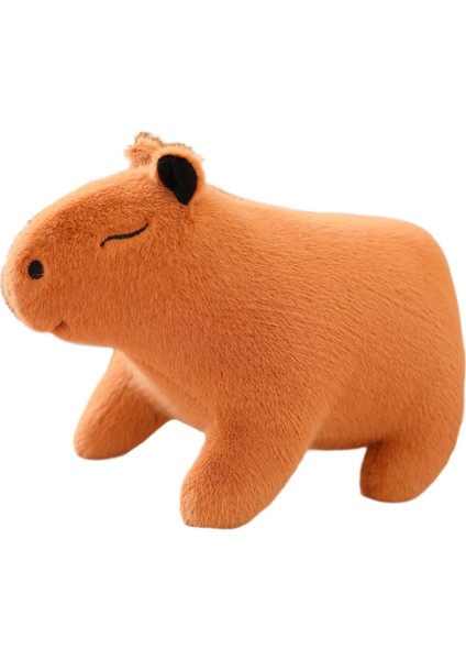 Capybara Yıl Hediyesi Şılma Oyuncağı Kış Çocuklar Erkekler Için 20CM Açık (Yurt Dışından)