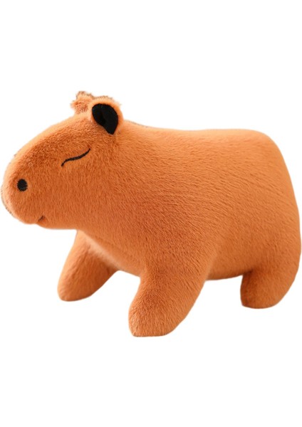 Capybara Yıl Hediyesi Şılma Oyuncağı Kış Çocuklar Erkekler Için 20CM Açık (Yurt Dışından)