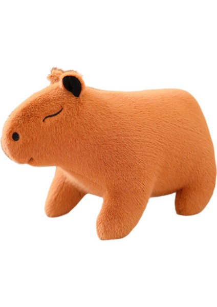 Capybara Yıl Hediyesi Şılma Oyuncağı Kış Çocuklar Erkekler Için 20CM Açık (Yurt Dışından)