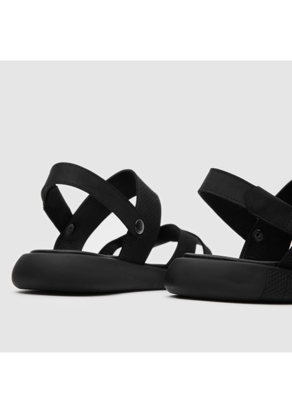Erkek Düz Sandalet [052137], Siyah, 44 fırsatları