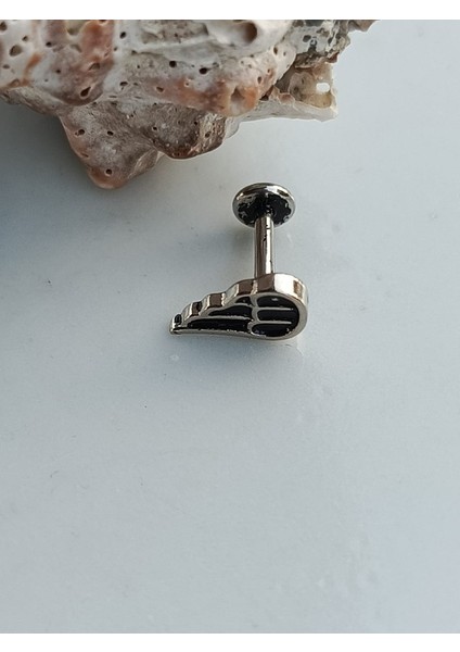 Kanat Çelik Tragus Helix Conch Piercing