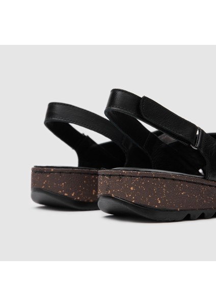 Kadın Comfort Sandalet [060200], Siyah - Lame, 38 fırsatları