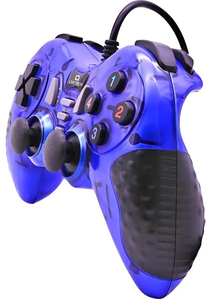 USB Kablolu 1.8 M. Tak Çalıştır Oyun Kolu 17 Buttons Pc-Laptop Masaüstü Dual Shock