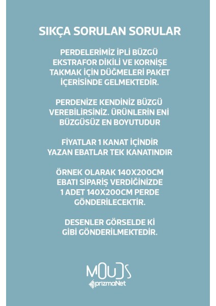 Mavi Unicorn Desenli Fon Perde Çocuk ve Bebek Odası Süet Dijital Baskılı Ekstrafor Büzgü Tek Kanat