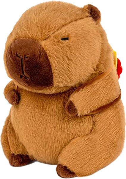 Capybara Gerçekçi Etkileş Oyuncak Karikatür Ev Dekorasyonu Çantası 33CM (Yurt Dışından)