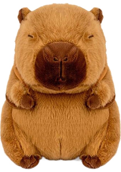Capybara Gerçekçi Etkileş Oyuncak Karikatür Ev Dekorasyonu Çantası 45CM (Yurt Dışından)