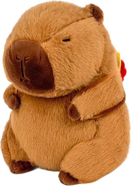 Capybara Gerçekçi Etkileş Oyuncak Karikatür Ev Dekorasyonu Çantası 45CM (Yurt Dışından)