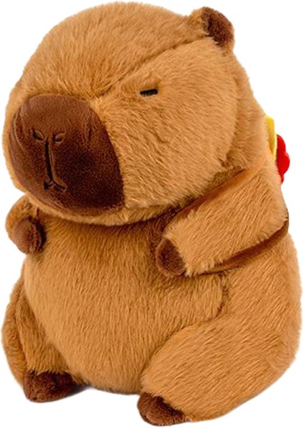 Capybara Gerçekçi Etkileş Oyuncak Karikatür Ev Dekorasyonu Çantası 45CM (Yurt Dışından)