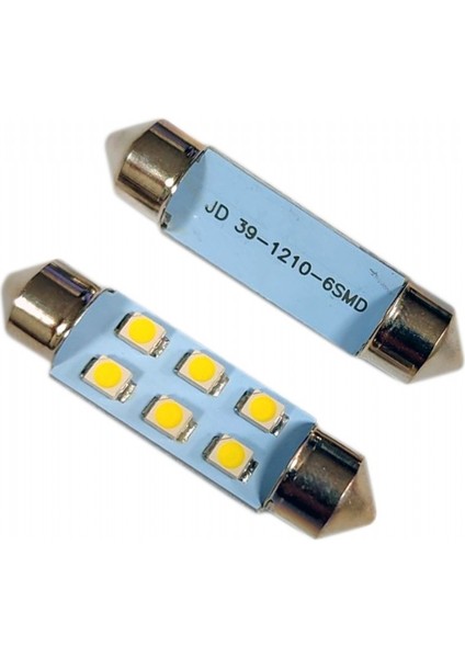 12V Sofit Ampul 39Mm 6 Led Smd Beyaz Br0402230