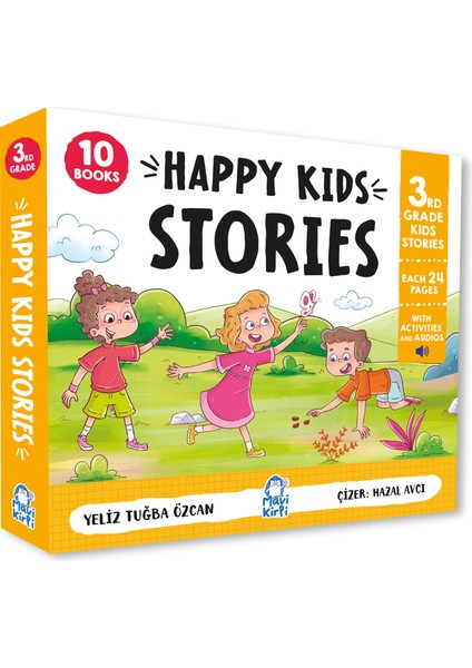 Happy Kids Stories 3rd Grade (10 Books) - 3. Sınıf İngilizce Hikaye Seti (10 Kitap) - Yeliz Tuğba Özcan