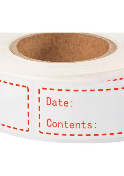 500 Adet Gıda Depolama Etiketleri Baharat Şişesi Ofis Ev Kırmızı Için Çıkarılabilir Etiketler (Yurt Dışından) modelleri