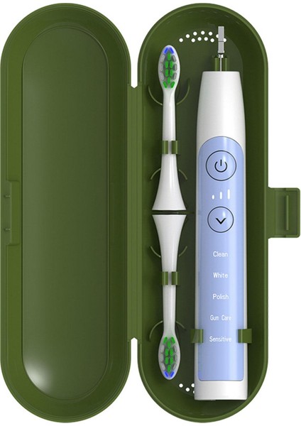 Taşınabilir Seyahat Diş Fırçası Tutucu Saklama Kutusu Yeşil (Yurt Dışından) fırsatları