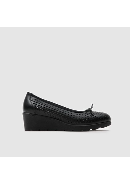 Kadın Dolgu Topuk Ayakkabı [051326], Siyah, 37