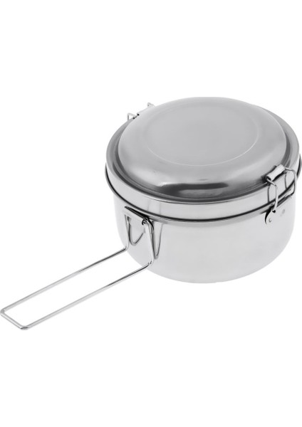 Şkinler Için Çift Katmanlı Paslanmaz Çelik Dostu Taşınabilir Gıda Taşıyıcı, 14CM (Yurt Dışından)